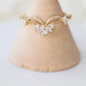 Fashion Rings Jewelry Princess Cut Zirconia Women Trend Rings