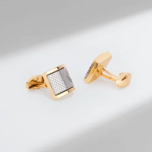 Fashion Square Cufflinks Men’s High end Suit Shirt All match Cufflinks Accessories Whale Tail