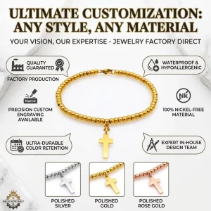Fashion Stainless Steel Bracelet Supplier Custom Jewelry Production OEM ODM Factory