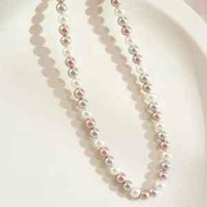 Fashion Statement Natural Baroque Pearls Handmade Women Jewelry Pure Pearl Necklace