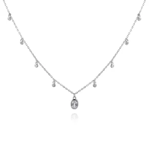 Fashion Sterling Silver Fashion Jewelry Girls Necklaces