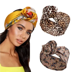 Fashion Trendy Winter Hair Accessories for Women Elastic Luxury Sport Yoga Cute Headband