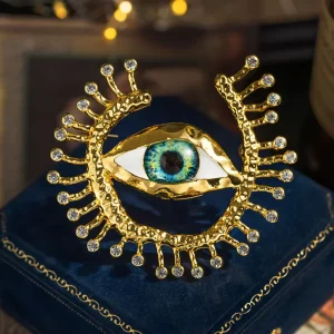 Fashion Vintage Brooch Sweater Suit Pins Brooches Eye Brooches