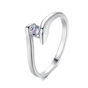 Fashion Wedding Engagement Finger Rings for Women Cubic Zirconia Jewelry