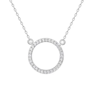 Fashion Woman Circle Necklace Pendant Earring Clavicle Jewelry Accessories Party Gift