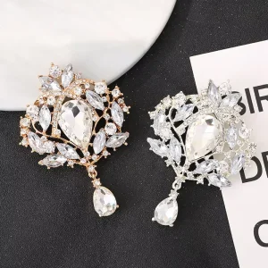 Fashion Women Jewelry Designer Brooches and Factory Supply Brooches Pins