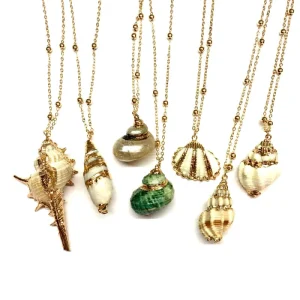 Fashion Women Necklace Beach Style Conch Shell Necklace