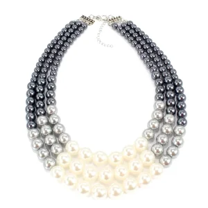 Fashion Women Newest Keshi Pearl Necklace Jewelry Set Pearl Necklace