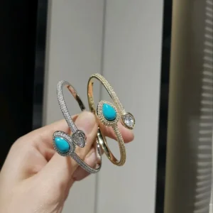 Fashion Zircon Bracelet Elegant Bangles for Men and Women