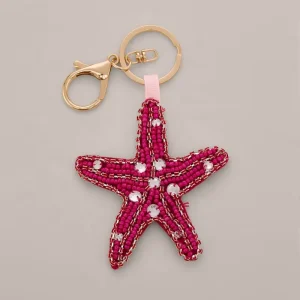 Fashion beaded charms for bags & clothes DIY women’s bag charms starfish keychain bag charms
