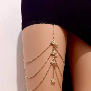 Fashion butterfly Leg Chain Foot Jewelry for Beach Bracelet Foot N240409