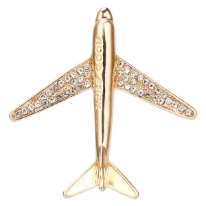 Fashionable Aircraft Brooch Versatile High end Premium Brooch for Men Suitable for Suit Pin and Corsage Accessories