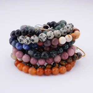 Fashionable Bead Bracelet With Natural Stone Crystal Bracelet Set Jewelry Gift