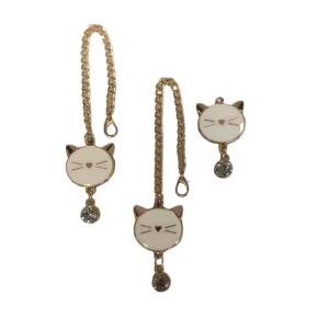 Fashionable Clothing Accessories Cat Pendant Bag Charms Handmade Thick Oil-Drip Exquisite Alloy Jewelry DIY Hanging Ornaments
