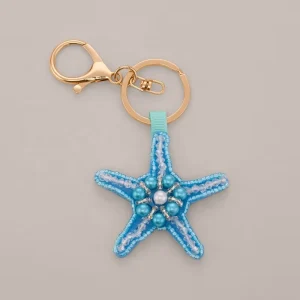 Fashionable Clothing Keychains Bag Charms Accessories Starfish Luggage Ornaments