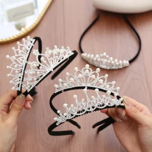 Fashionable Girl’s Crown Hair Accessory
