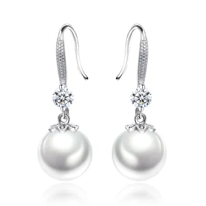 Fashionable Korean Style Pearl Earrings Suitable for Various Occasions Ideal for Weddings Birthdays and Daily Wear