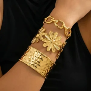 Fashionable Lady’s Personality Hip-hop Adjustable Bracelet Versatile Stainless Steel Bracelet Factory