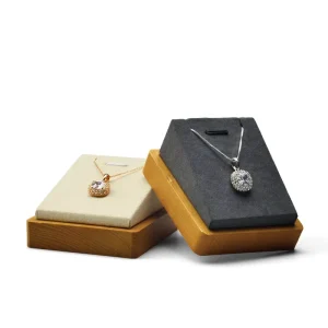 Fashionable PU Leather Jewelry Display Tray Set for Showcase Storage