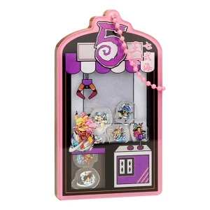 Fashionable Personalized Shaker Keychains Cartoon Gamer Claw Machine Holographic Quicksand Acrylic Anime