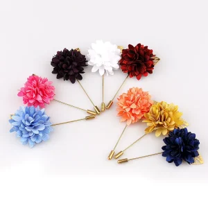 Fashionable Simple Versatile and Multi colored Brooches Which Are Accessories for Suit Shirts