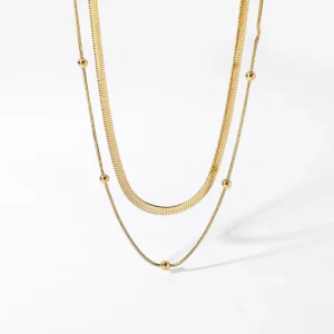 Fashionable Stainless Steel Collar Necklace for Women Trendy Chains Style Necklaces