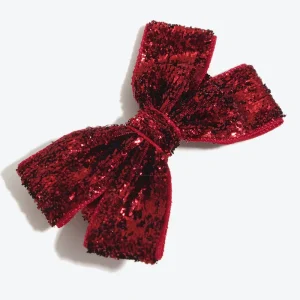 Fashionable Sweet Red Cute European American Style 5×3.5cm Velvet Bow Children’s Hair Clip