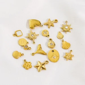 Fashionable VersatileFinely Polished Brilliantly Shiny In furnace Vacuum Stainless Steel Charm