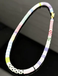 Fashionable and Cute Style Hand Woven Miyuki rainbow Colored Snake Bone Chain Factory Direct Sales Customizable