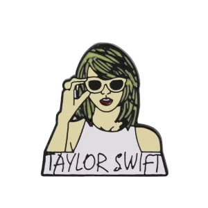 Female Pop Singer Enamel Pins Band Music Metal Brooch Badge Fashion Jewellery Clothes Hat Backpack Accessory Gifts