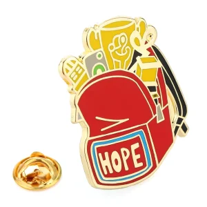 Festival Style Enamel Pin Custom Metal Craft Badge Lapel Pins Brooch Party Gift Cartoon Name Badge Decorative Lapel Pin