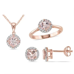 Fine 925 Silver Jewelry White Gold Plated Ruby Stone Wedding Set Bridal Jewelry Set