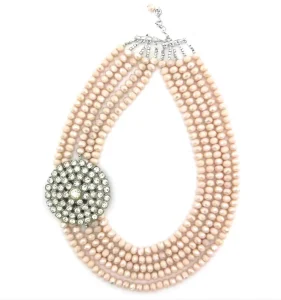 Fine Jewelry Statement Necklace Fashionable Beaded Necklace Ladies Jewelry Necklaces and Earrings