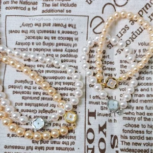 Fine Pearl Jewelry Sterling Silver 925 Fashion Jewelry Fectory Direct Necklace for Women’s Trendy Pearl Sets