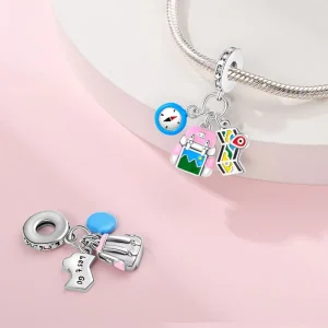 Flamingo & Little Prince Charm Beads DIY Jewelry Accessories for Bracelet Necklace Making