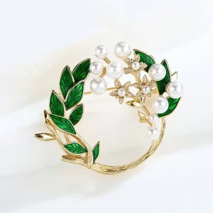 Floral Series Brooch Jewelry for Woman Fashion Large Costume Broches & Pins Christmas Gift