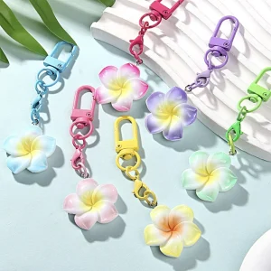 Flower Keychain Cute Fashion Pendants High Quality Keychain Accessories