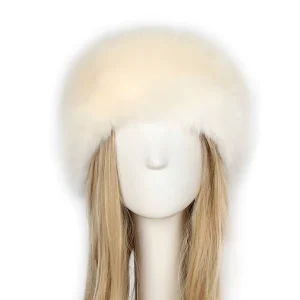 Fluffy Headband for Women Men Fur Hairband Russian Furry Earmuffs Elastic Turban Wide Headwear Ski Hats Accessories
