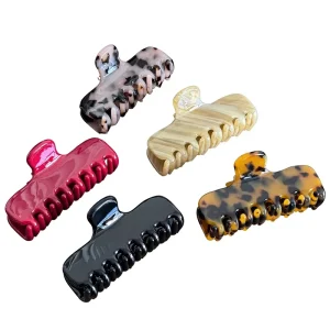 French All-match Acetate Handmade High-grade Ponda Tail Grab Disc Hair Clip Back Head Shark Light Luxury Women’s Hair