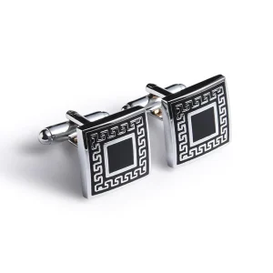 French Men’s Shirt Cufflinks Exquisite Enamel Metal Cufflinks Customization