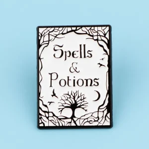 Funny Witch Lapel Pins for Backpacks Enamel Pins Brooches for Clothes Quotes Badges Fashion Jewelry Halloween Accessories Gift