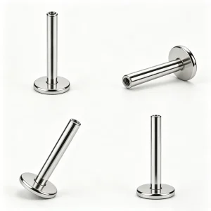 G23 ASTM F136 Titanium Children’s Gold Plated Engagement Gift Lip Studs Basic Puncture Accessories