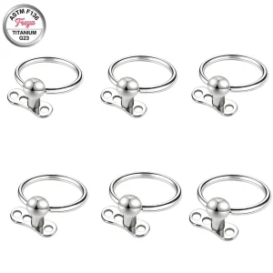 G23 F136 Titanium Dermal Anchor Piercing Jewelry Microdermals Body Collarbone Piercings Studs on Top Jewelry