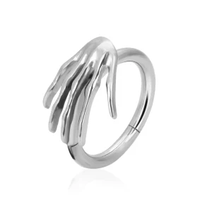 G23 Titanium Nose Ring Earrings Gold Septum Click Ring Helix Tragus Cartilage Piercing Jewelry for Weddings for Women