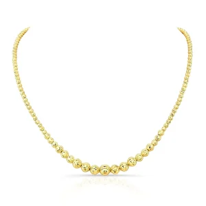 Gemnel Fashion Women Jewelry Gold Plated Bead Necklaces Minimalist Beaded Necklace
