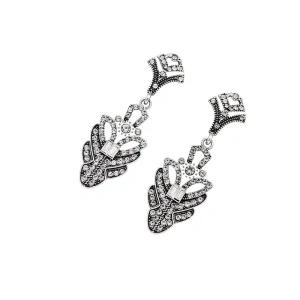 Geometric Irregular Diamond Encrusted Cufflinks Bridal Dress All Match High End Fashion Exquisite Design Metal Four Seasons
