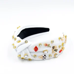 Glam Fashion Charm Knotted Headbands Multi Color Hair Hoops Luxury Inspired Hair Accessories