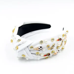 Glam Fashion Charm Knotted Headbands Multi Color Hair Hoops Women’s Luxury Inspired Hair Accessories
