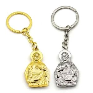 Gold Bar Handcuffs Racing Model Keychain Metal Gift Keychain Ring Pendant