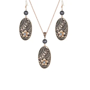 Gold Chain Fashion Gift Party Accessories Women Costume Jewelry Necklace Sets